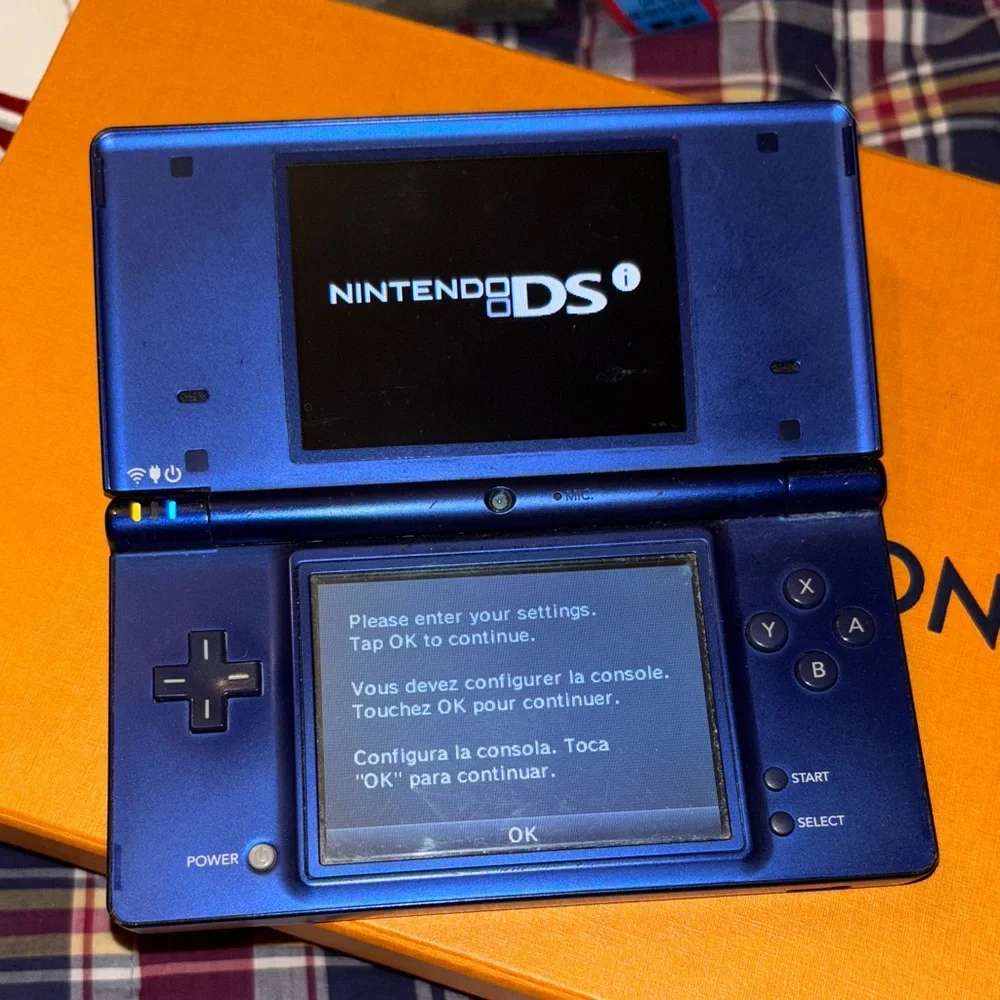 Nintendo DS Midnight Blue Handheld Console